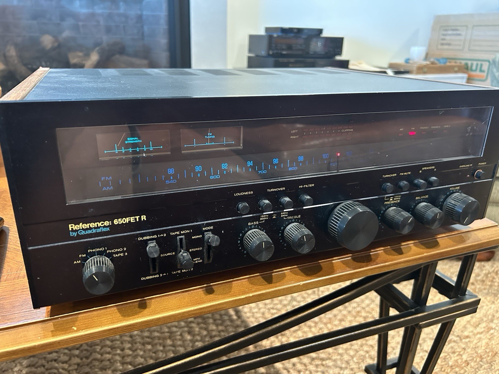 Quadraflex Reference 650FET R 2-Channel AM/FM Stereo Receiver Phono RCA