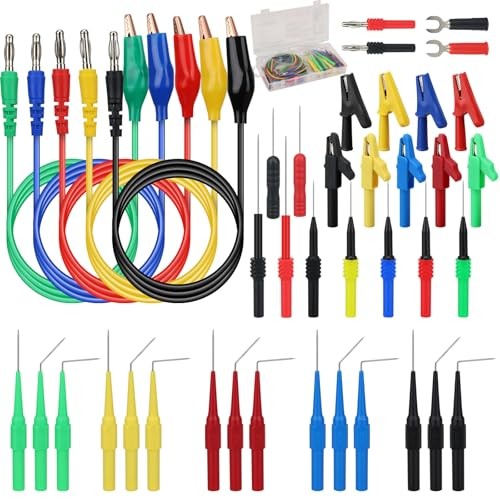 SWANLAKE 43-Piece Back Probe Kit, 30A Multi-Angle Test 43PCS Back Probe Kit