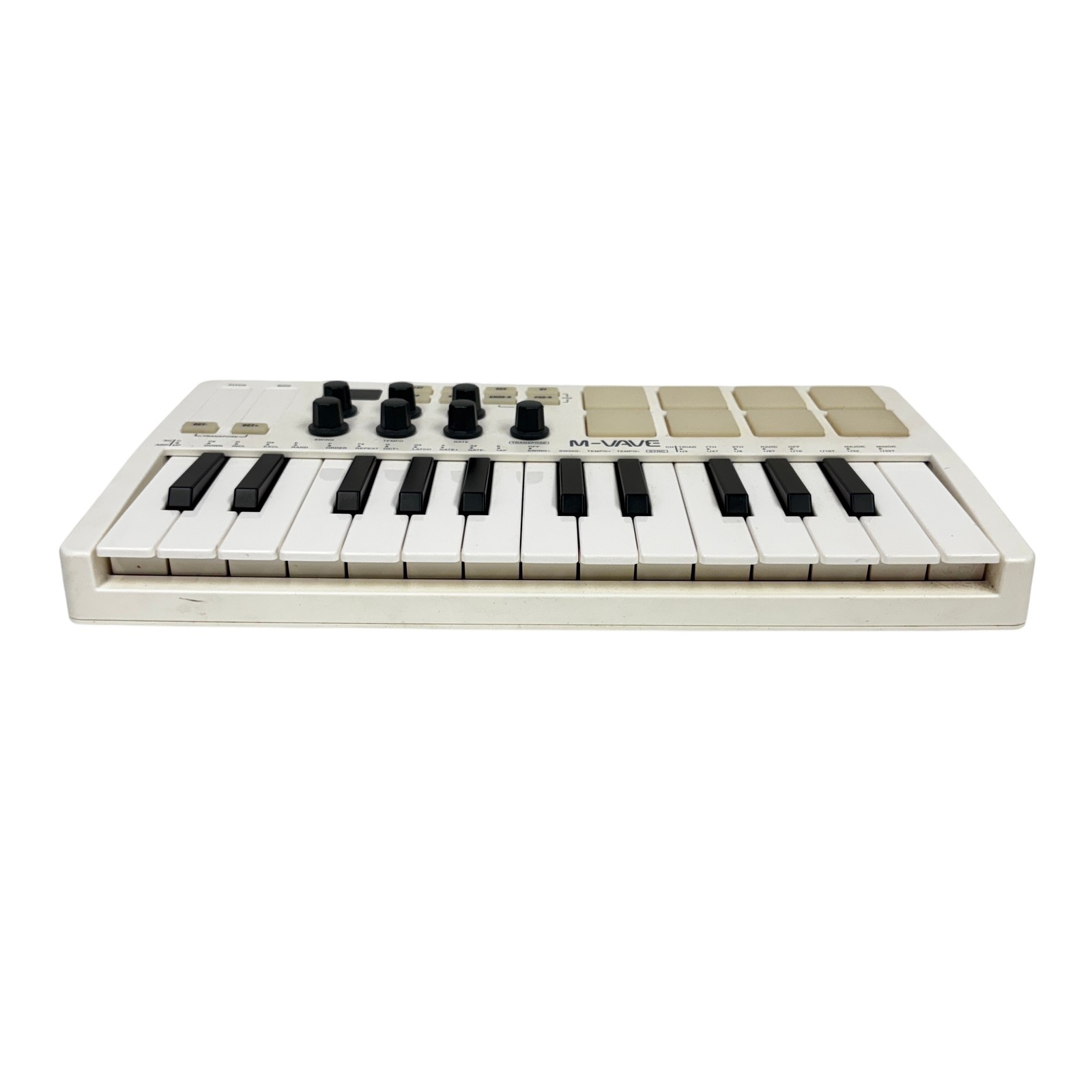 M-VAVE SMK-25 25-Key USB MIDI Keyboard Controller - White