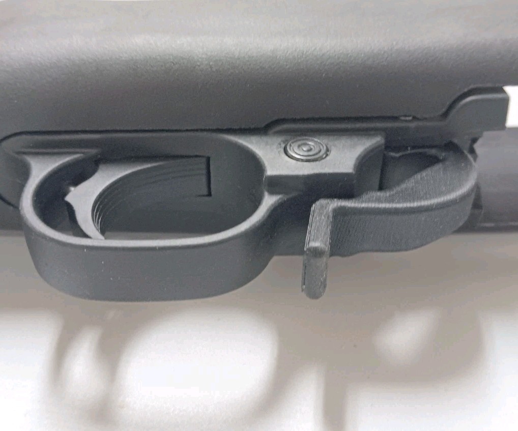 Ruger 10/22 Custom Extended Magazine Release - Black Color