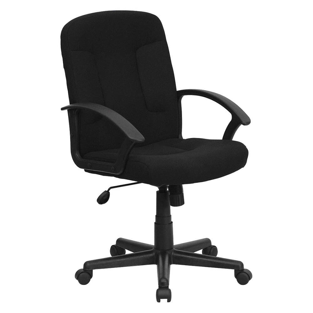 FLASH FURNITURE  Office Chair,40.5 in H,Black 420G57