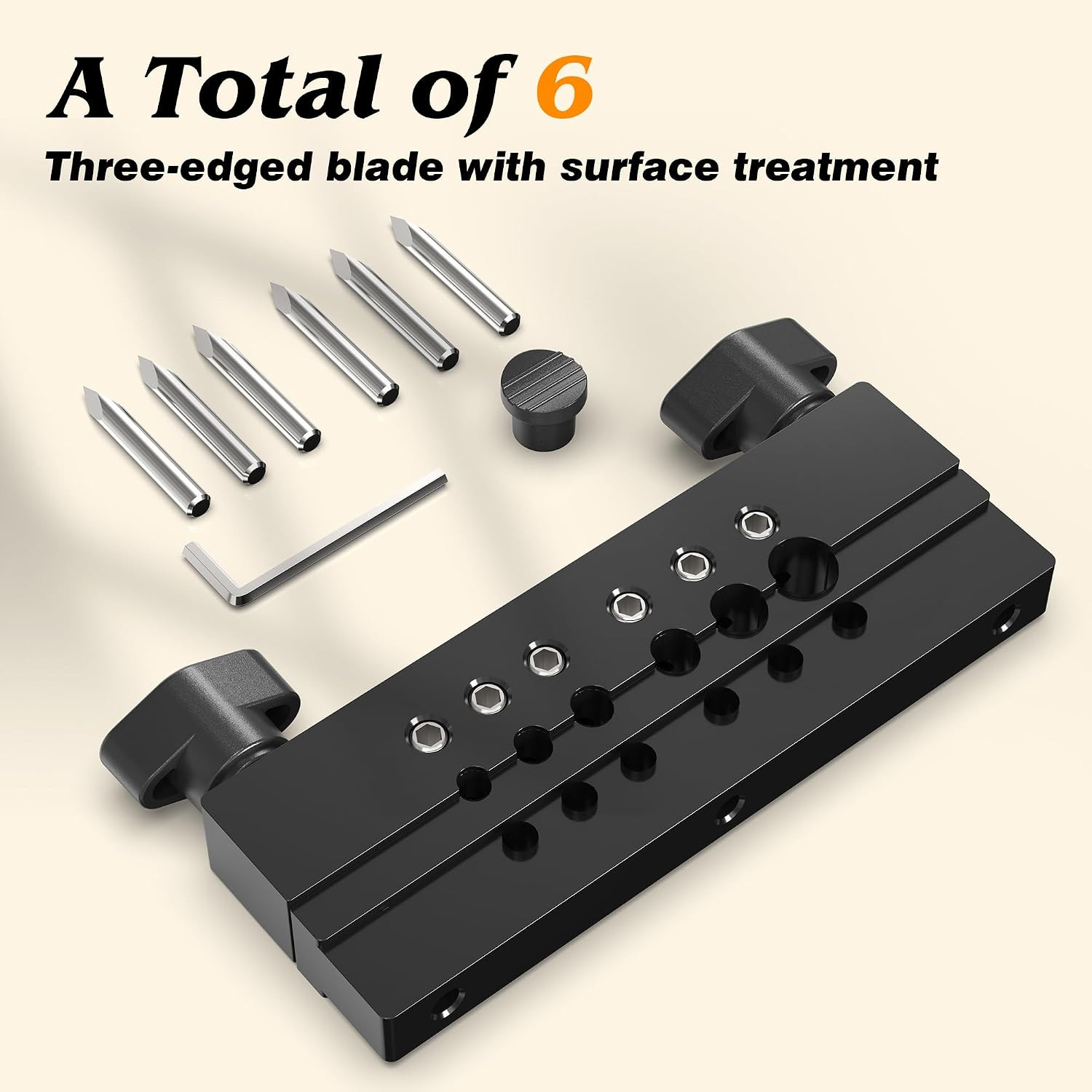 Split-Type Scrap Copper Wire Stripper Machine Kit with 6 Tungsten Carbide Tri-Bl