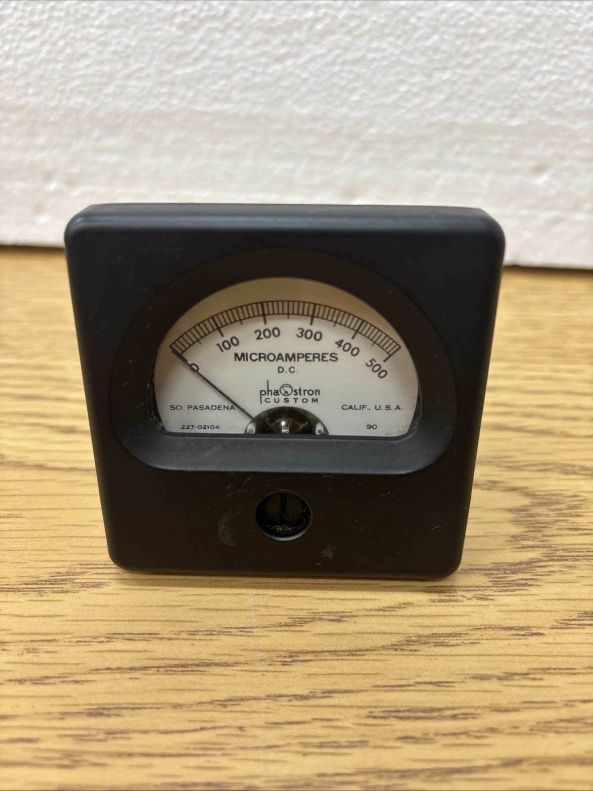 Phaostron DC Microamps Meter Gauge J-60