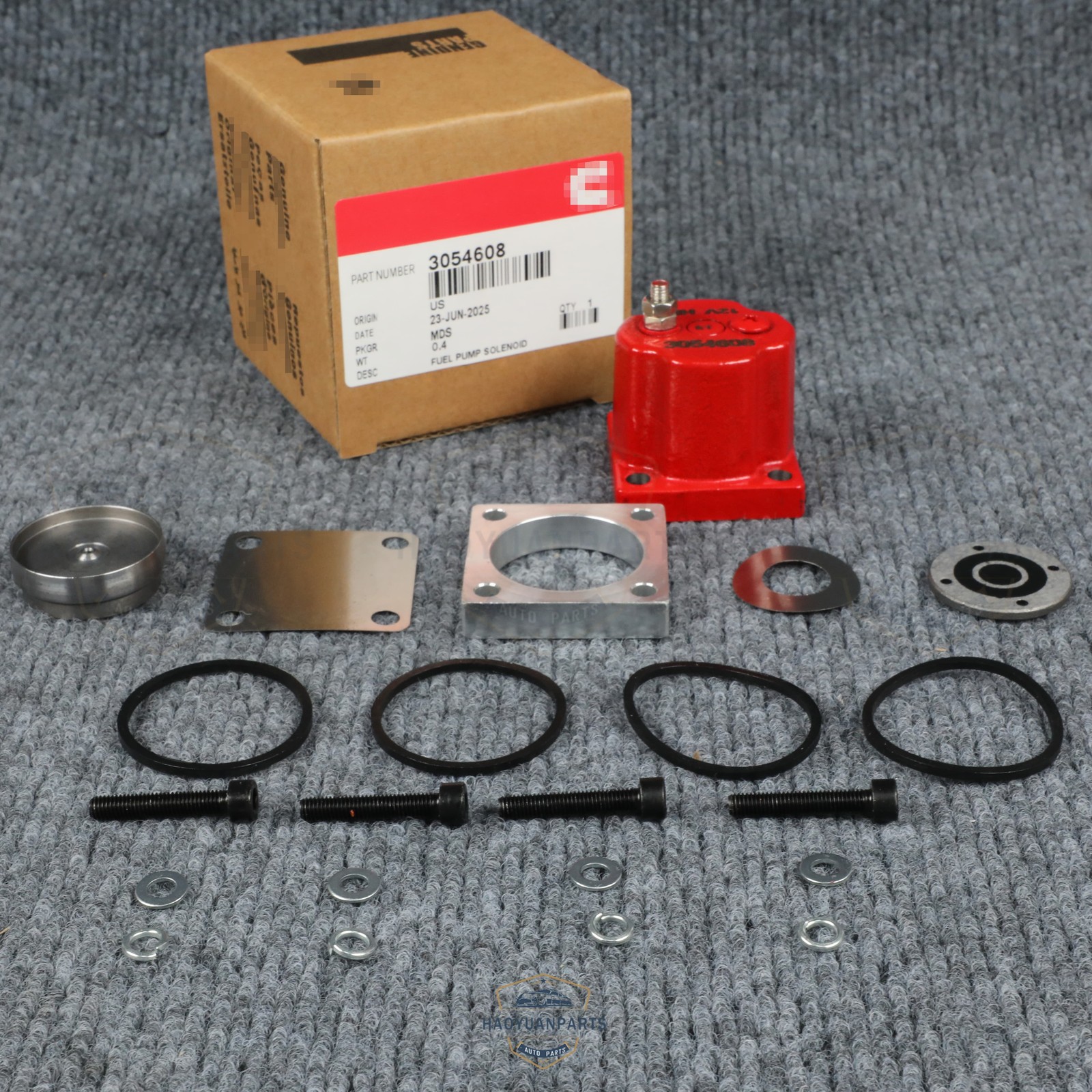 Fuel Shutoff Valve Set Fits for Cummins N14 180204 209940 3054608 Solenoid New