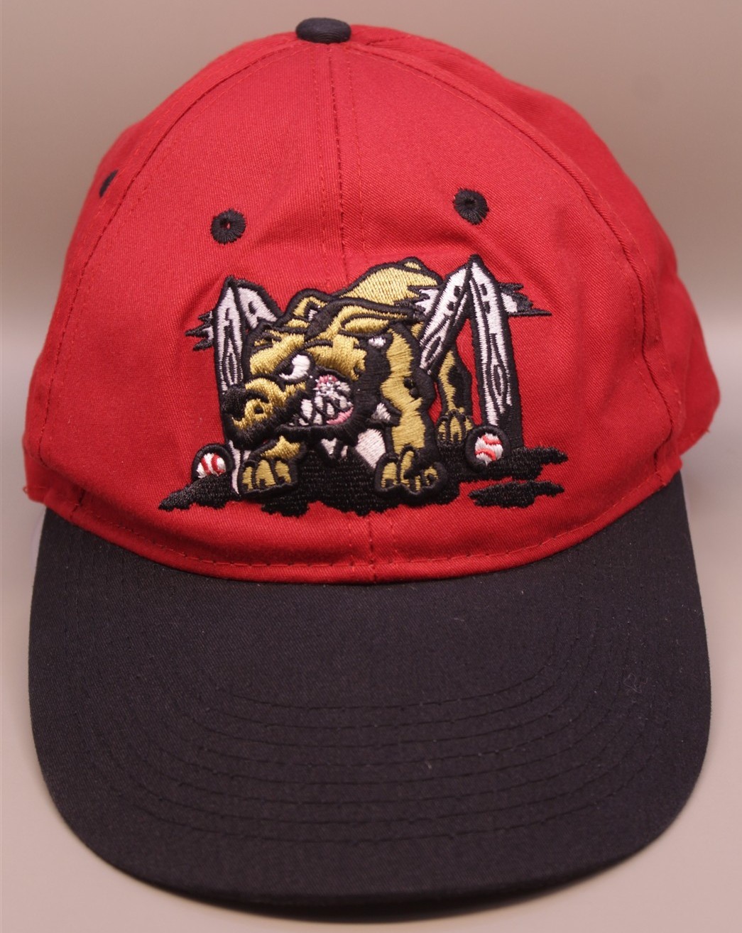 OC Sports Minor League Baseball Batavia Muckdogs Logo Red Adjustable Hat OSFM