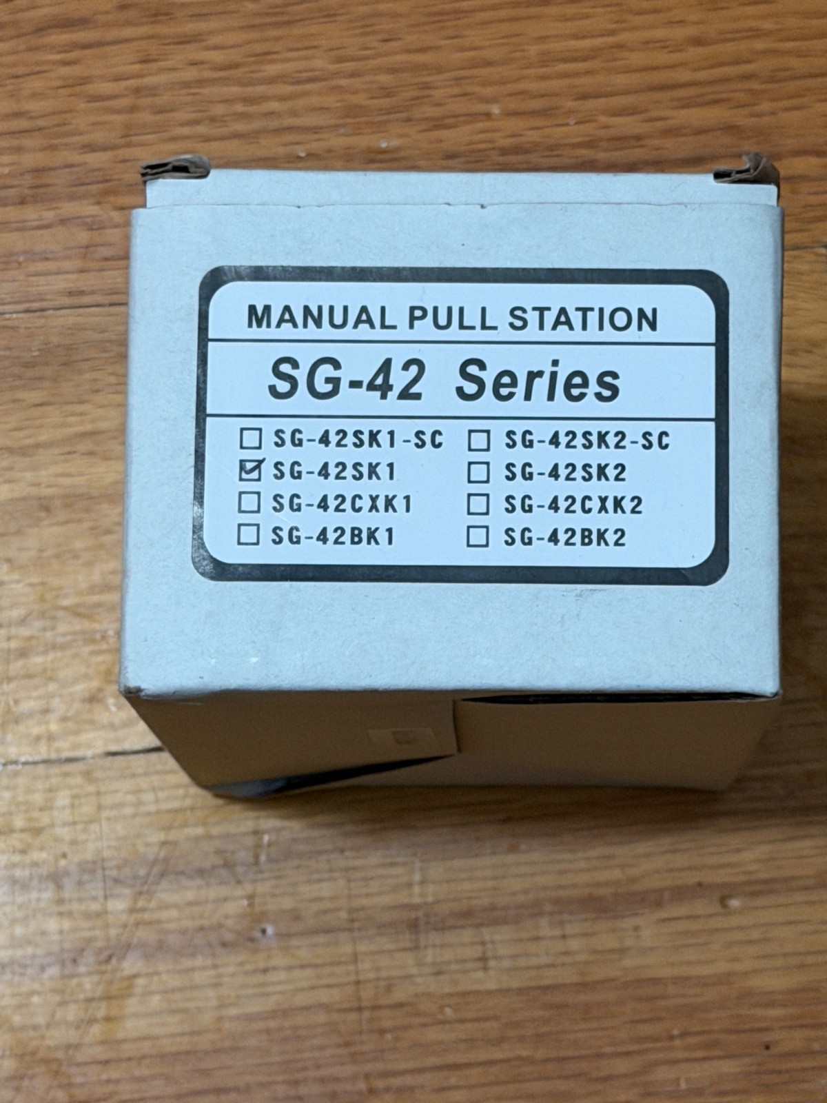Manual Pull Station SG-42 Series, SG-42sk1