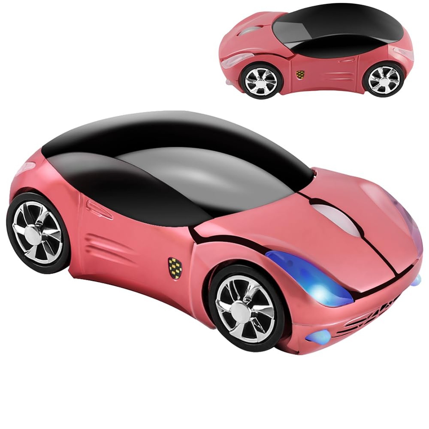 Wireless Mouse Cute Sport Car Shape Mouse Optical Ergonomic Gaming Mice Mini ...