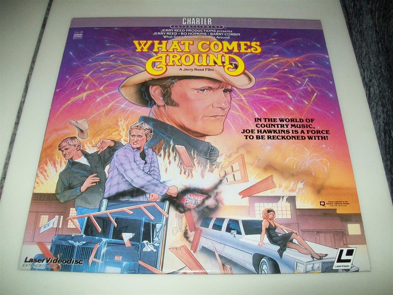 WHAT COMES AROUND Laserdisc LD EXCELLENT CONDITION VERY RARE JERRY REED STARS