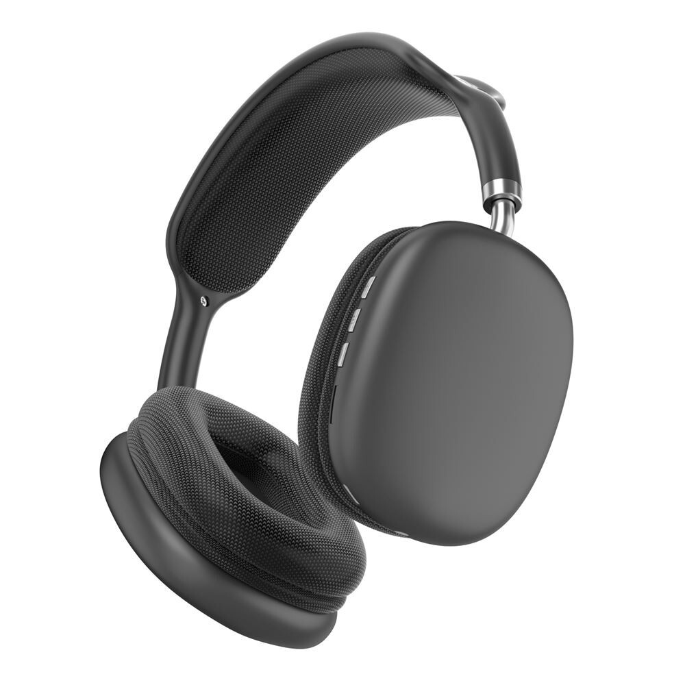 Super Bass High Quality Sound Lightweight Over Head Wireless Headset (Black)