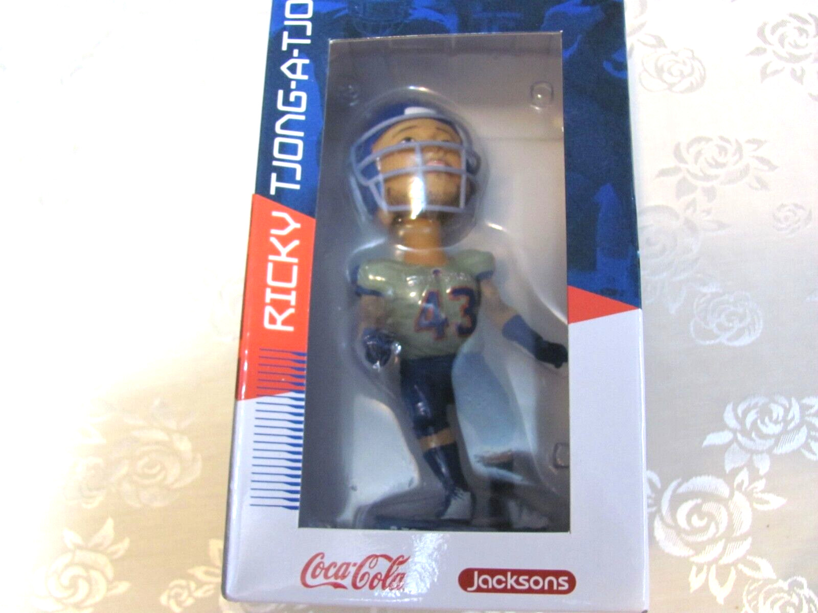 Boise State Bronco's BSU, Football "Ricky Tjong-A-Tjoe" Bobble Head. Very Nice!!