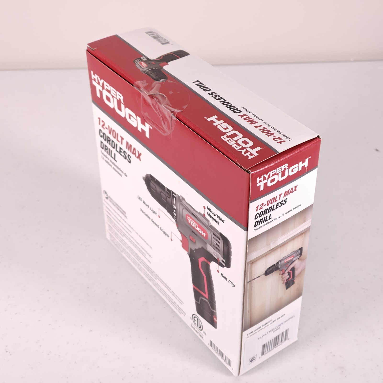 Hyper Tough 12-Volt Max Cordless Drill 3/8-Inch Keyless Chuck