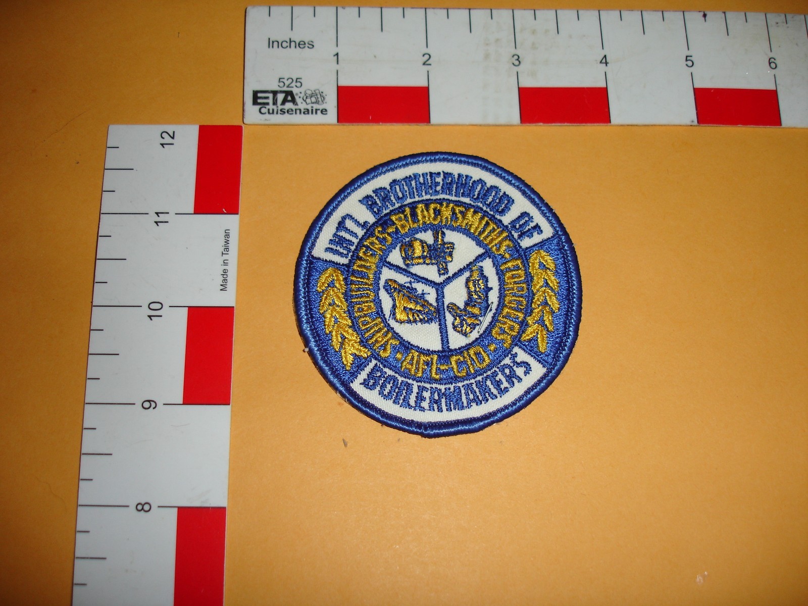 Vintage Labor Patch brotherhood of Boilermakers AFL CIO