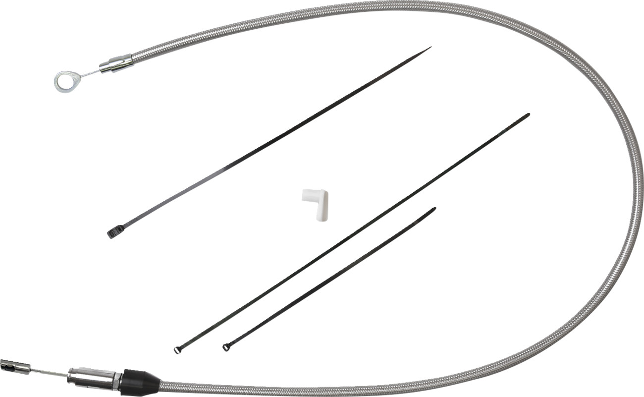 DRAG SPECIALTIES Quick Connect Clutch Cable - Upper - 32" - Stainless Steel