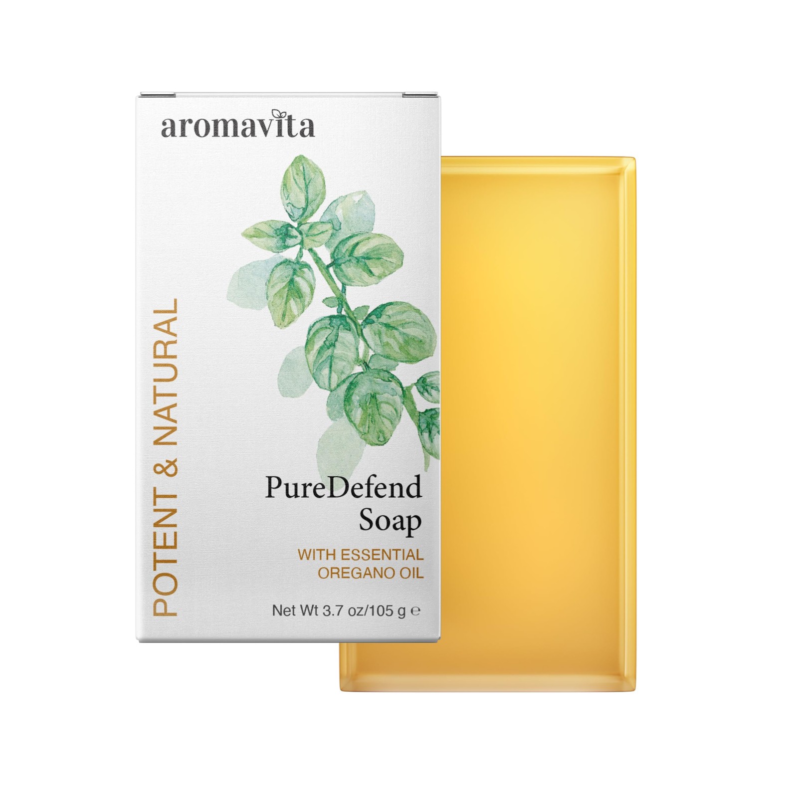 AROMAVITA Oregano Oil Soap Bar  Natural Plant Therapy Hand Soap & Body Wash O...