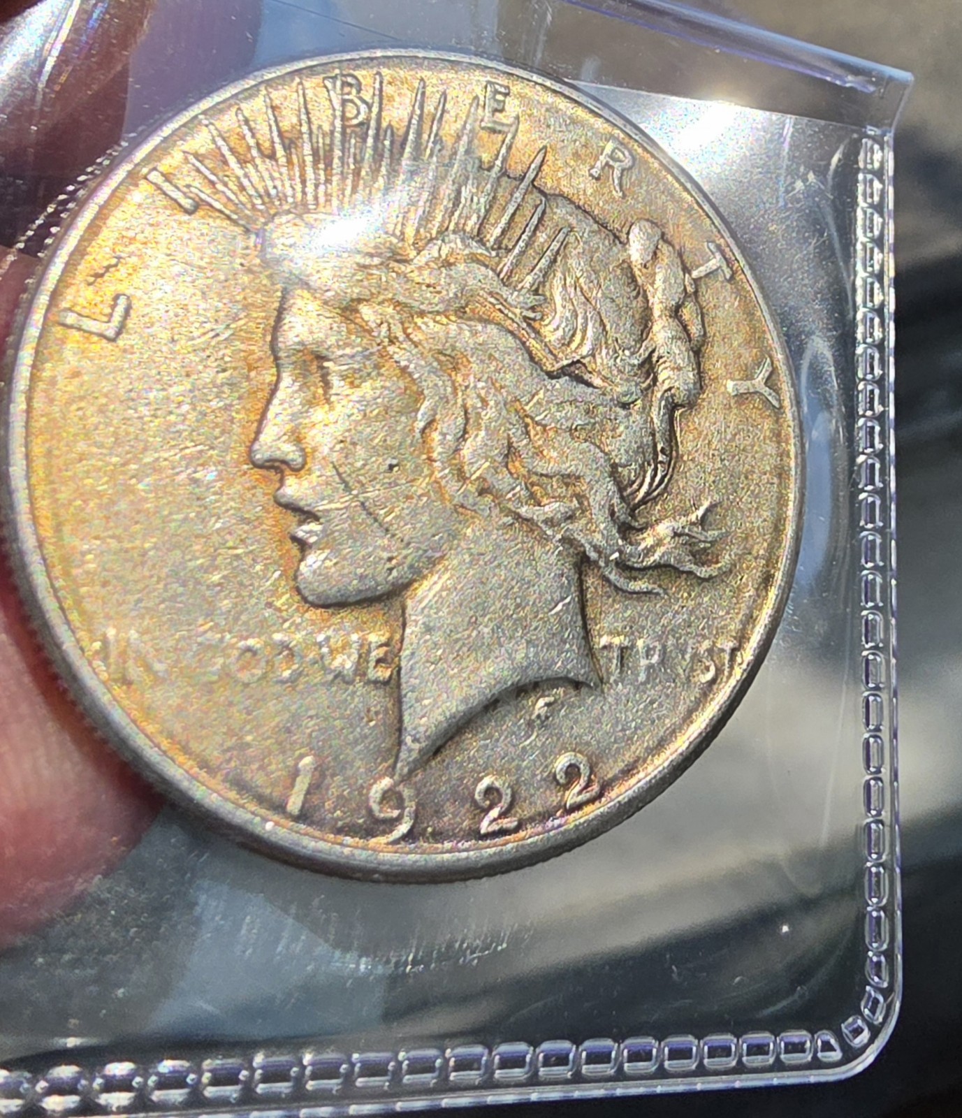 1922-S Peace Doller Silver Dollar Nice Toner Coin San Francisco Mint