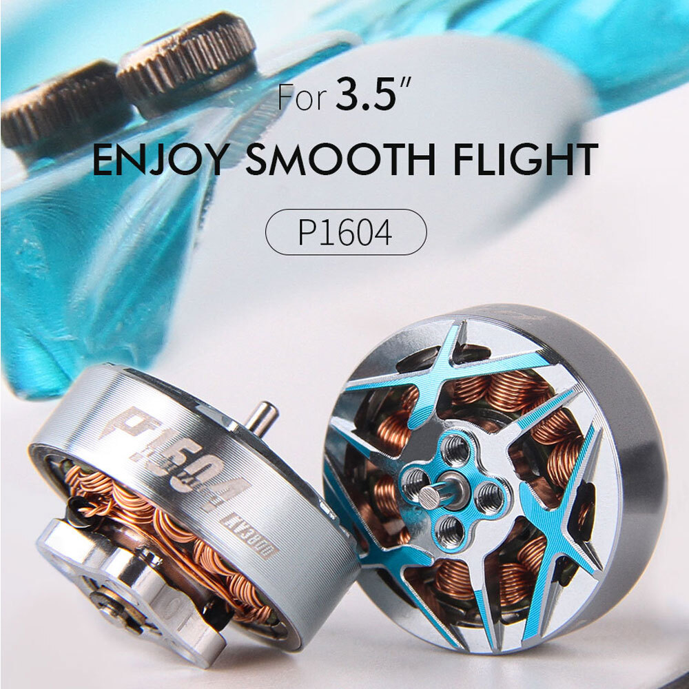 T-Hobby P1604 KV2850 6S/ KV3800 4S FPV Brushless Motor For 3.5'' Freestyle Drone