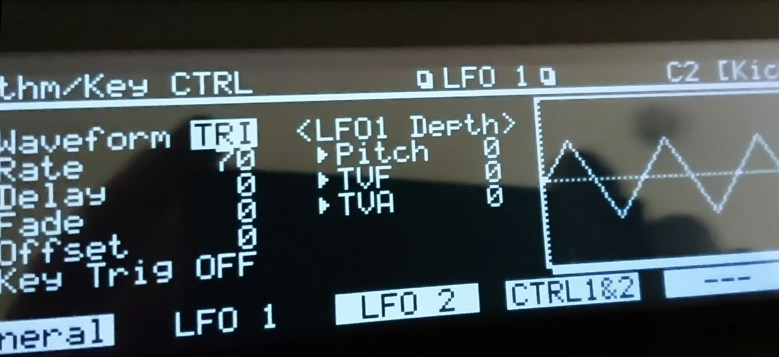 Roland JD-990 Custom LUX (Negative) LED Display !