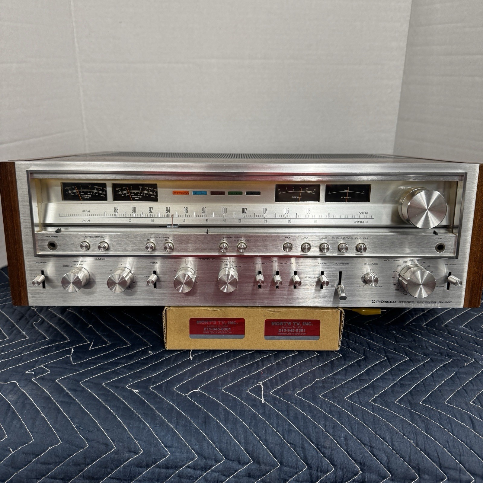 PIONEER SX-980 VINTAGE AM/FM STEREO RECEIVER - SERVICED - CLEANED - TESTED