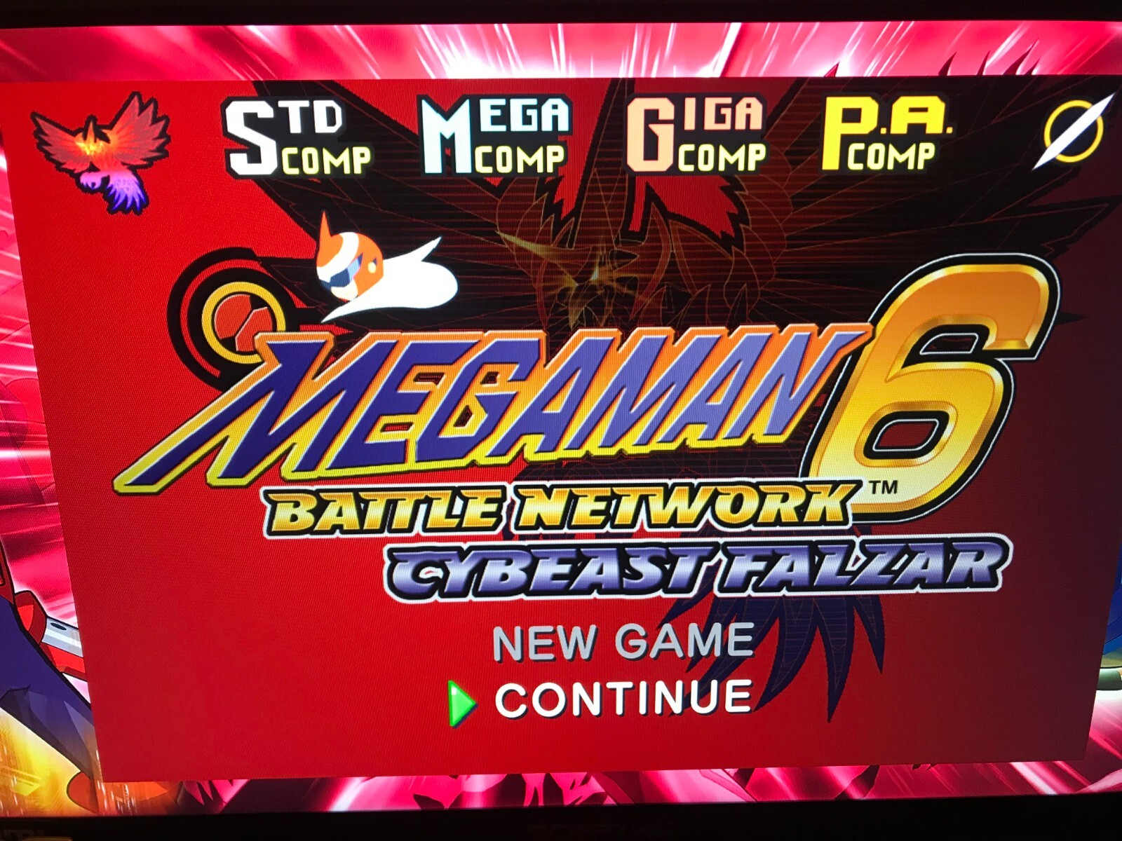 Megaman Battle Network 6 library/folder compare MMBN Legacy Collection (Steam)