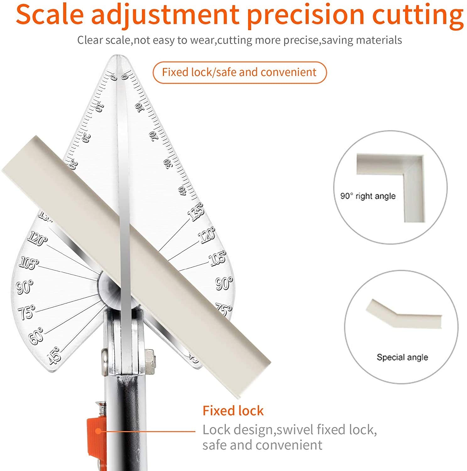 Multi Angle Miter Shear Cutter Hand Tools45-135 Degree Adjustable Angle Scissors
