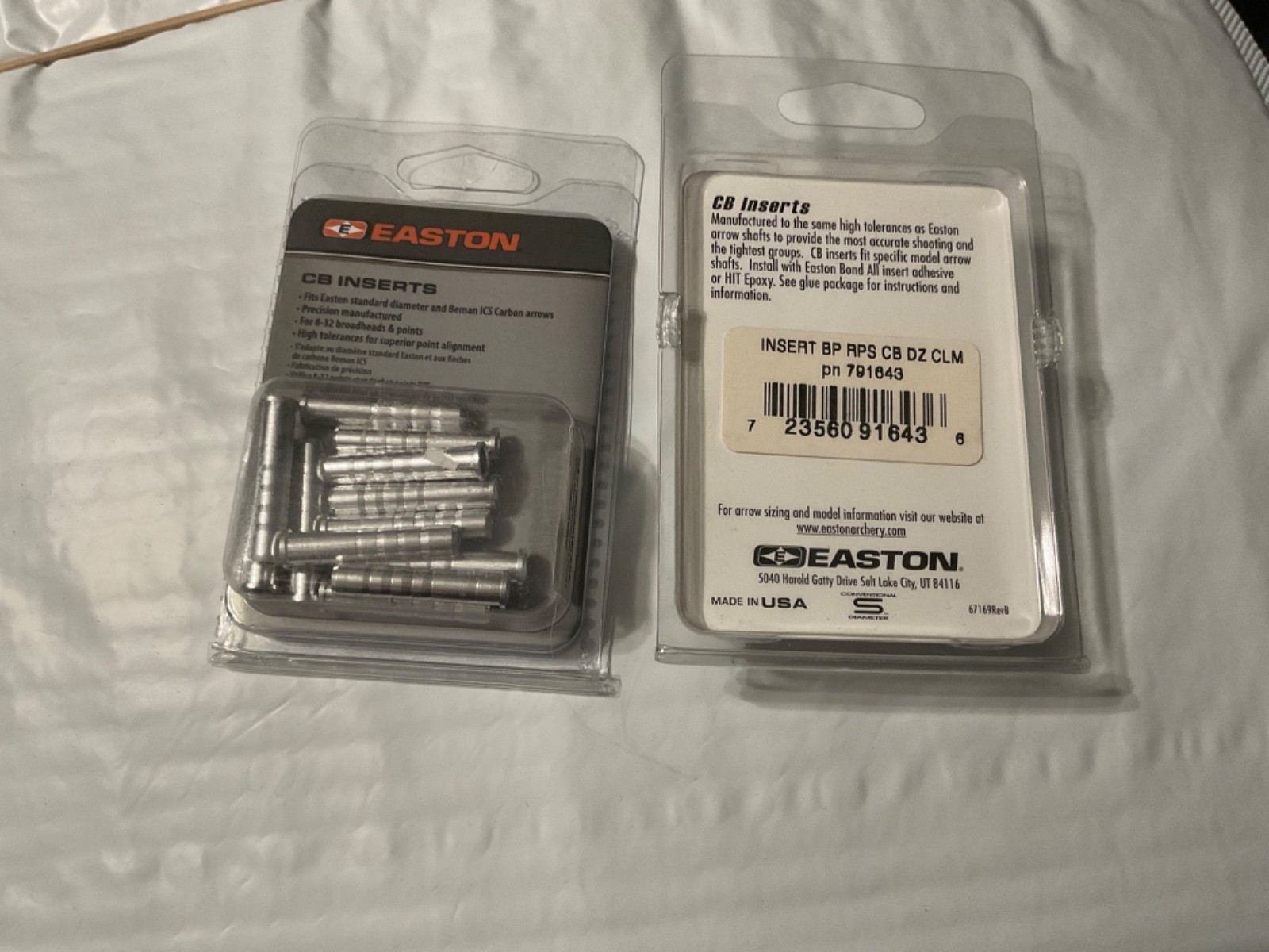 New 4 packs Easton Aluminum RPS CB Arrow Inserts 48- Pack 8-32 Broadheads