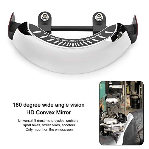 Motorcycle Blind Spot Rear Mirror Motorcycle Wide Angle Rear View Mirror 180°