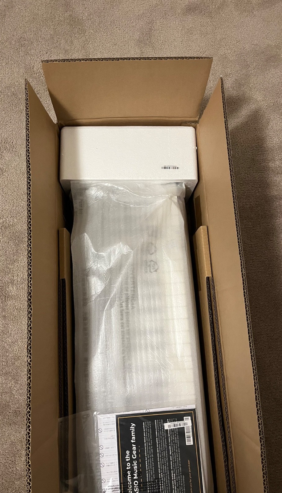 Casio CDP-S360 88-Key Digital Piano Open Box Original Packaging