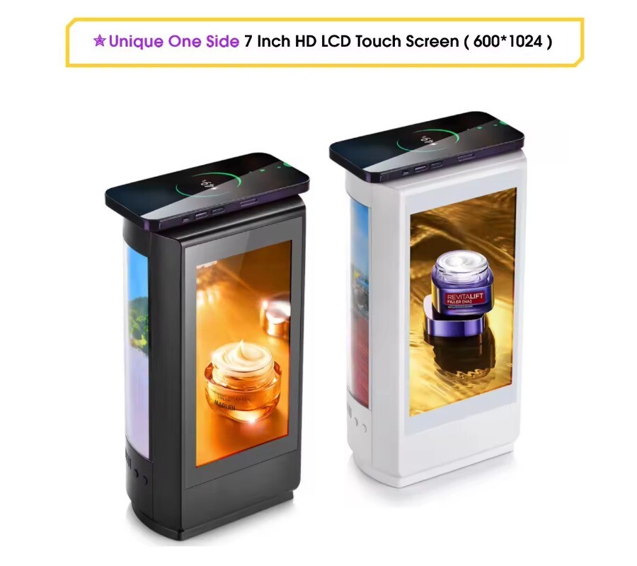 Hot Sale WIFI and Cloud Server Function 7inch Digital Signage Table Talker