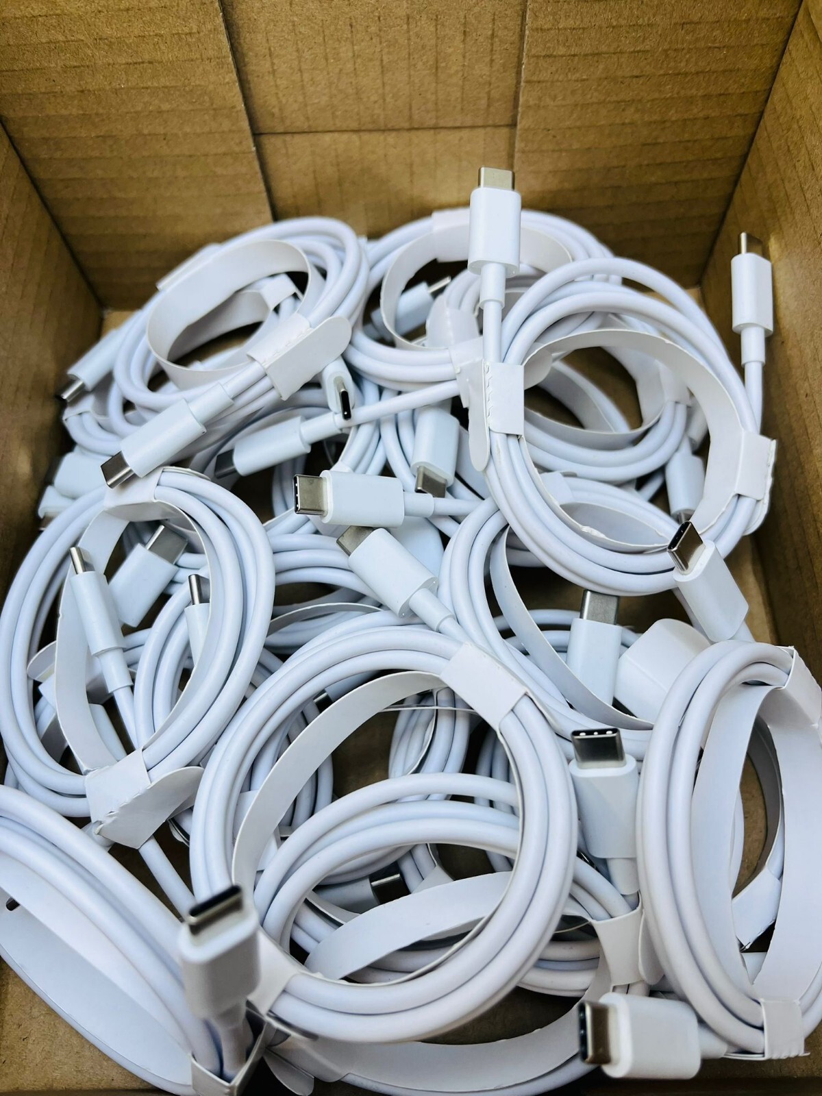 Lot of 20 - Google USB-C to USB-C Cable 1m - White - G016C - Open Box