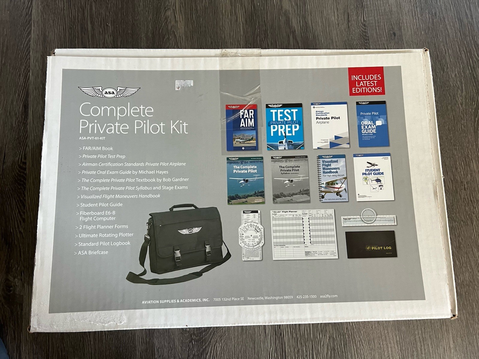New ASA Complete Private Pilot Kit - Part 61 #ASA-PVT-61-KIT For Student Pilots