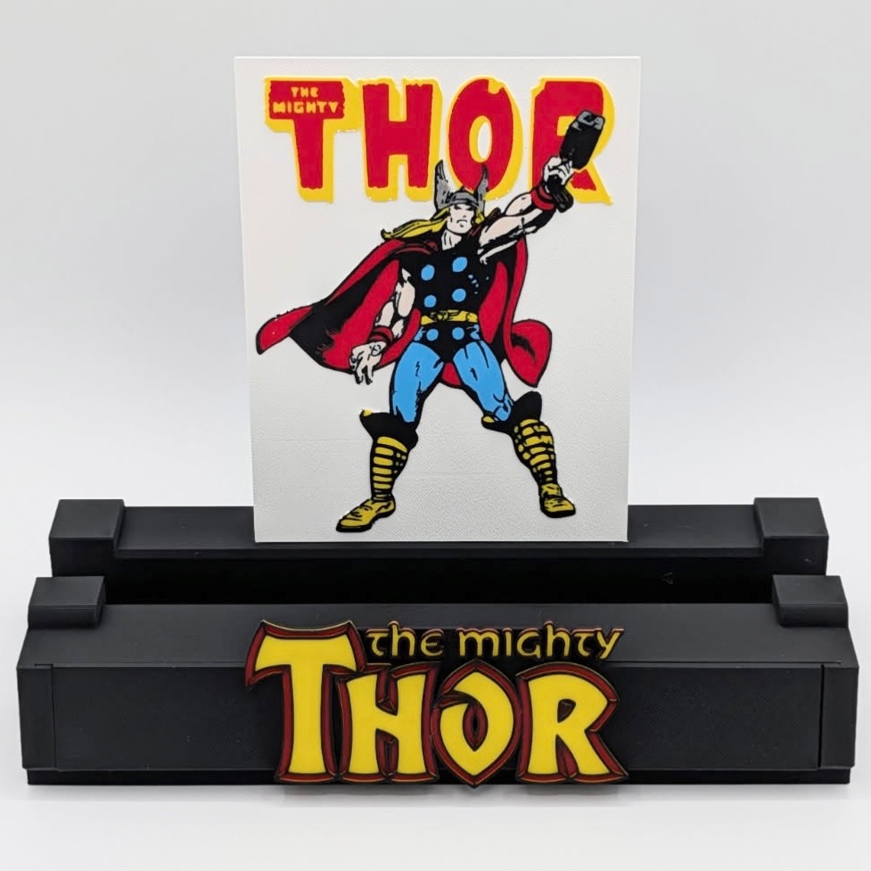 Thor Marvel Comic Book Display Stand for Graded CGC, CBCS and Non-Graded Comics