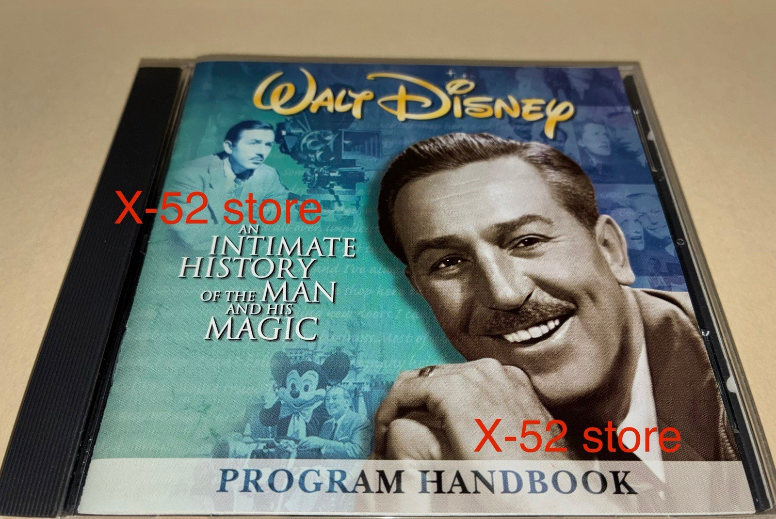 Walt Disney vintage CD ROM Intimate History of the Man and His Magic WINDOWS 95