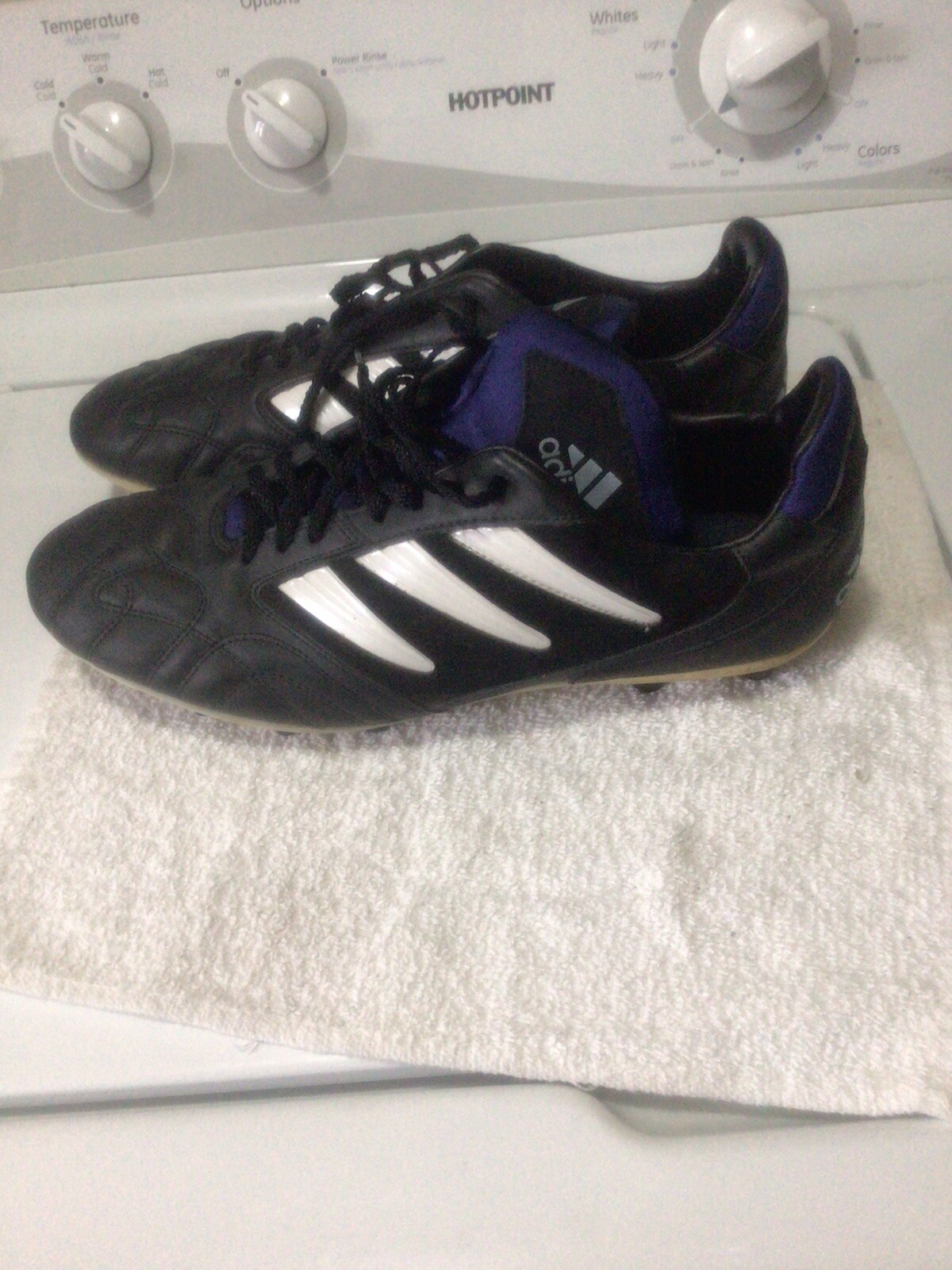 Adidas Goletto FG Vintage Soccer Cleats Men’s Size 12.5 Black,Purple