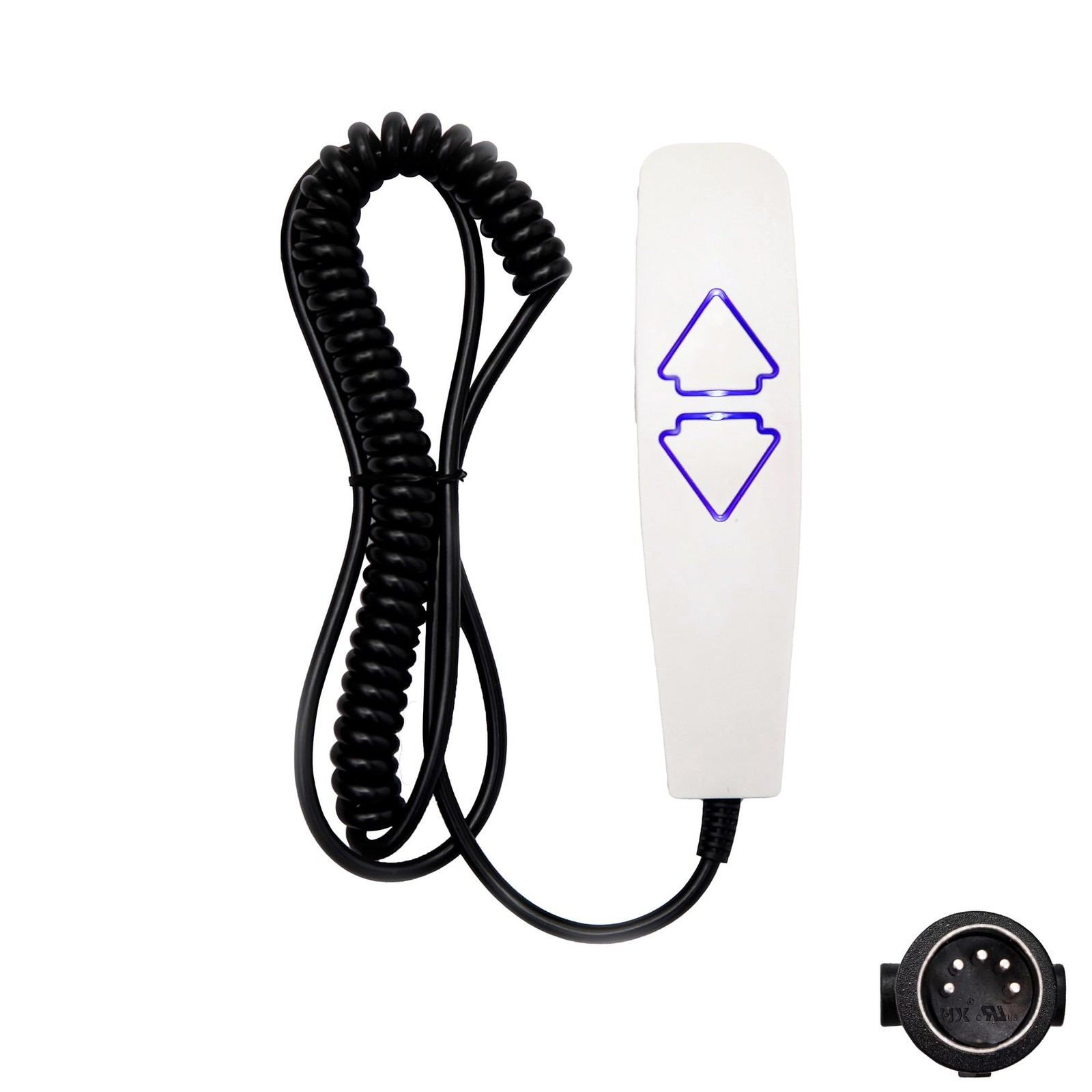 2 Button 5 Pin Prong Remote Handset Controller Hand Control with USB and Back...
