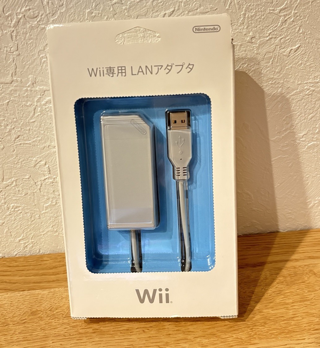NEW Nintendo Wii Lan Adapter RVL-015 Official Japan Ethernet USB Network Box