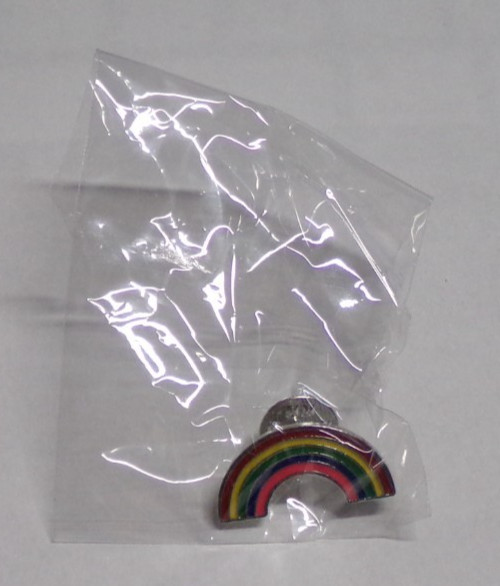 Colorful Rainbow Hat Tie Tac Lapel Pin Brooch - New In Package