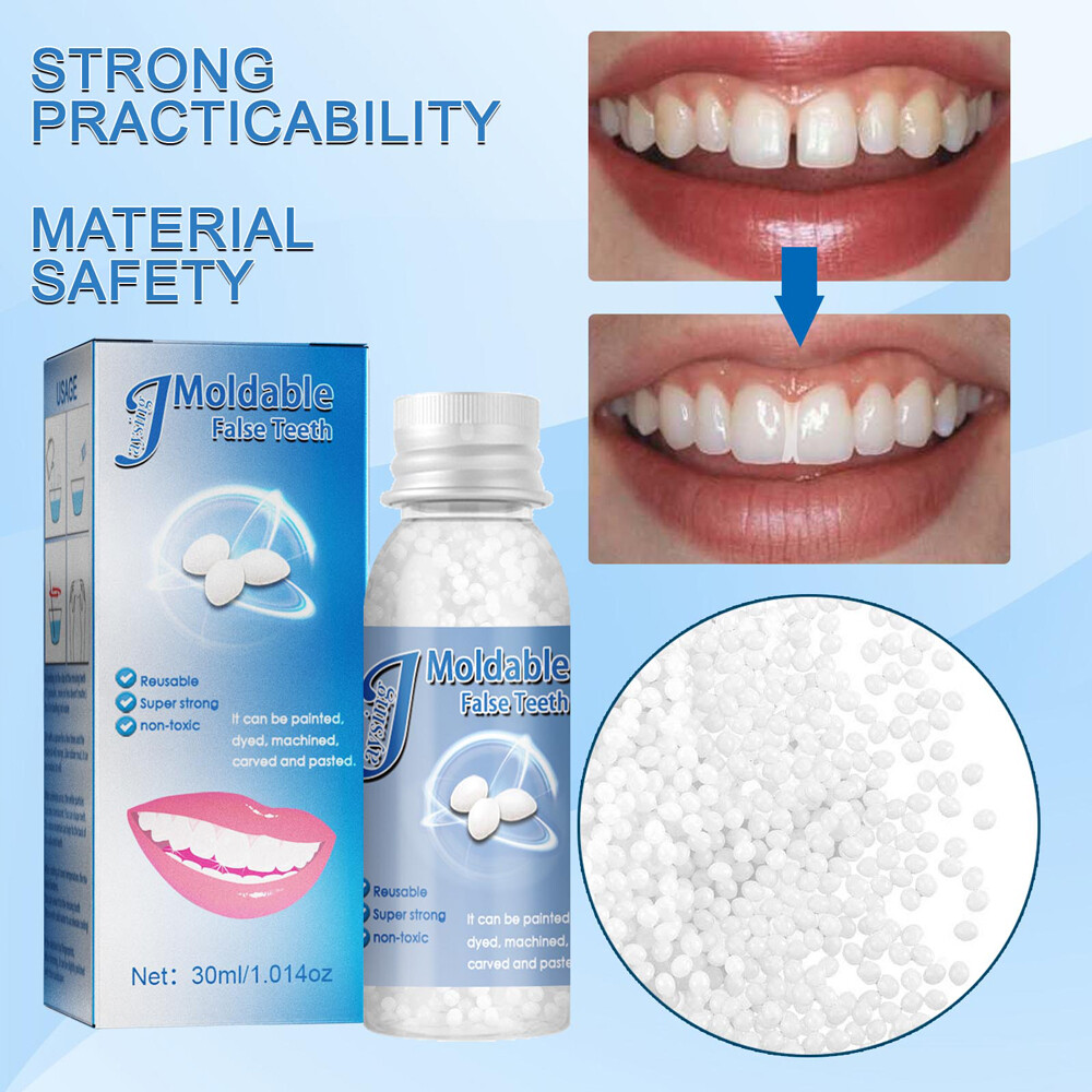 Temporary Tooth Repair Kit Temp Dental Repair Granules Replace Missing DIY Make