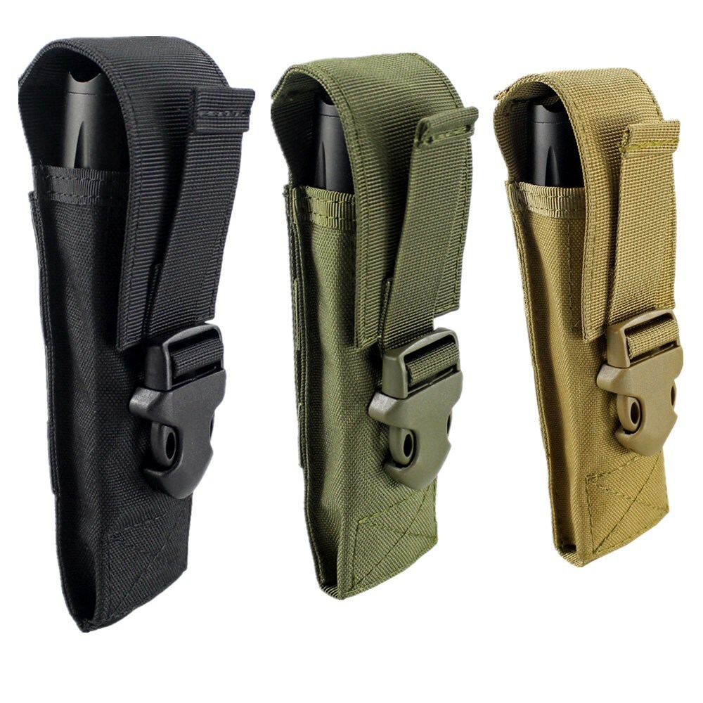Adjustable Tool Pouch Molle Belt Holster for Holding Flashlight Folding Knife