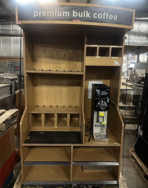 Grindmaster Mdl 890, 3 lb. Coffee Grinder, 115V, 60Hz, W/ Storage Cabinet