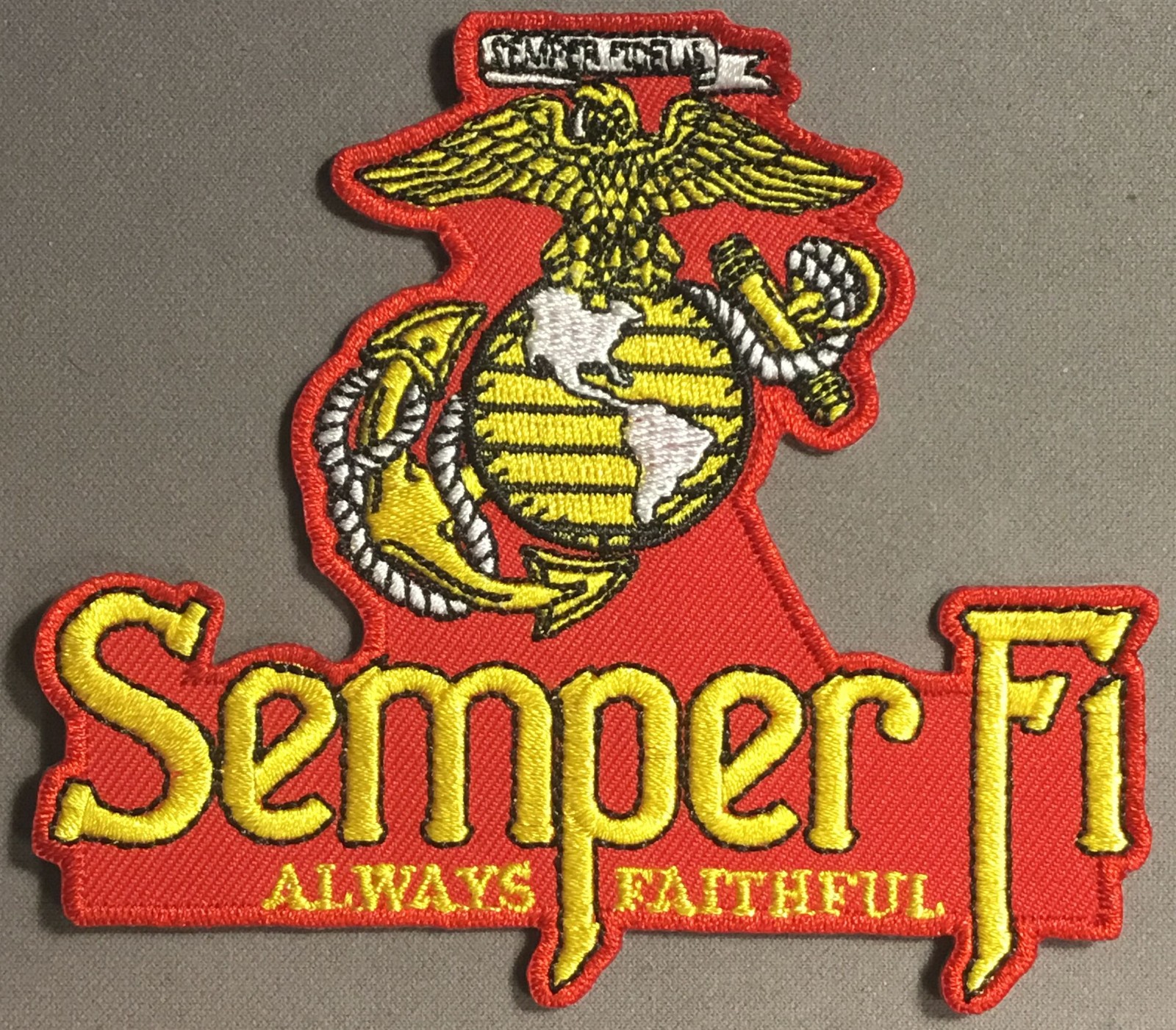 USMC Marine Emblem Semper Fi Always Faithful licensed patch