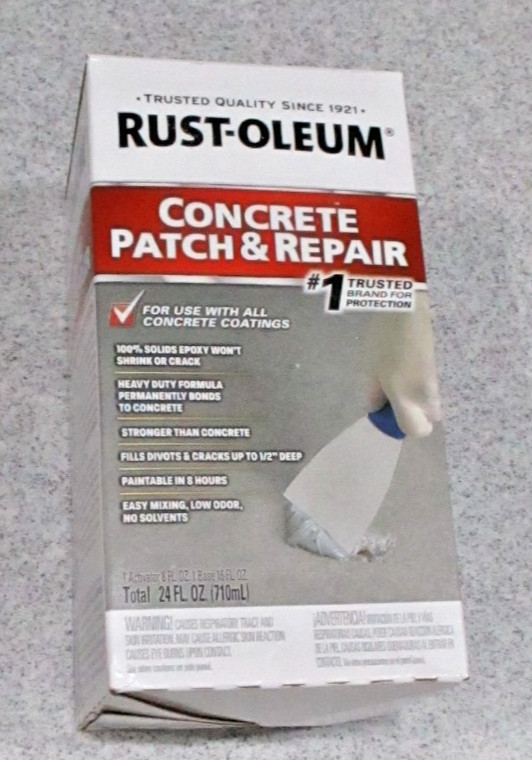 Rust-Oleum Concrete Patch and Repair 24 oz. Kit Epoxy Shield - Gray #301012