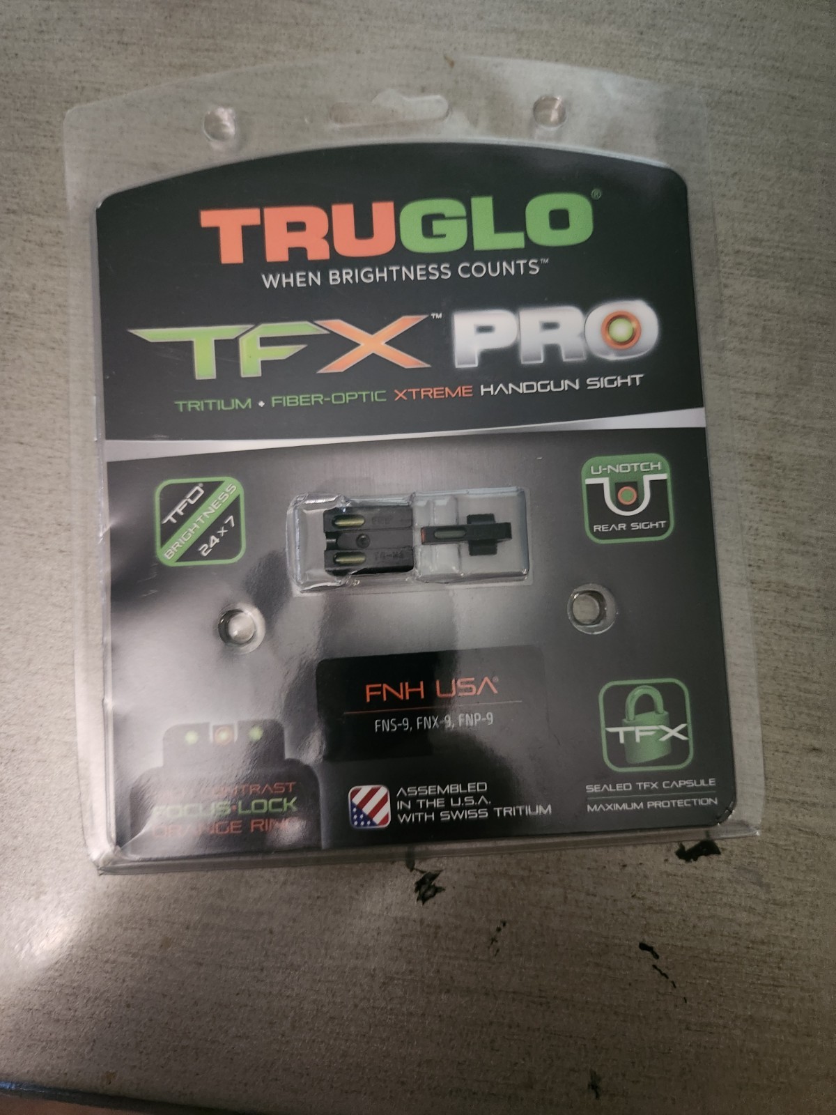 Truglo TFX Pro FNH Compatible with FNS-9, FNX-9, FNP-9 New