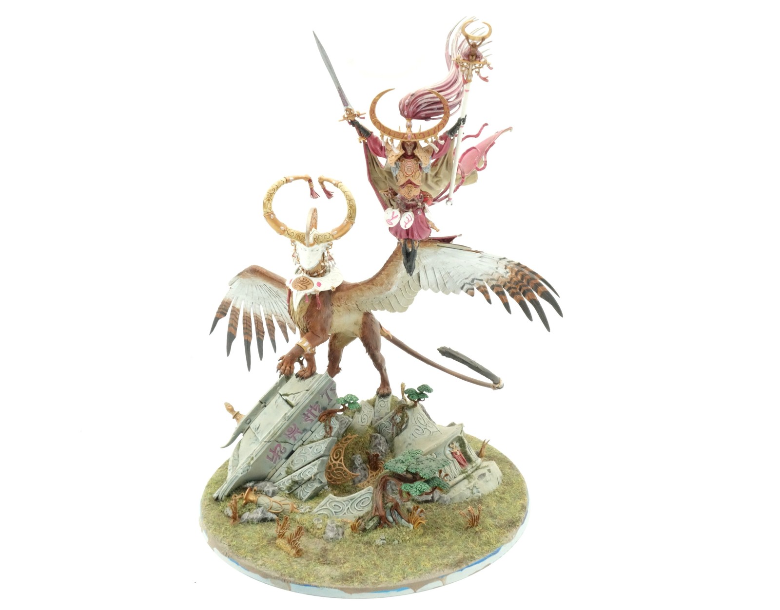 Archmage Teclis and Celennar x1 Lumineth Realm-lords [AOS] Painted