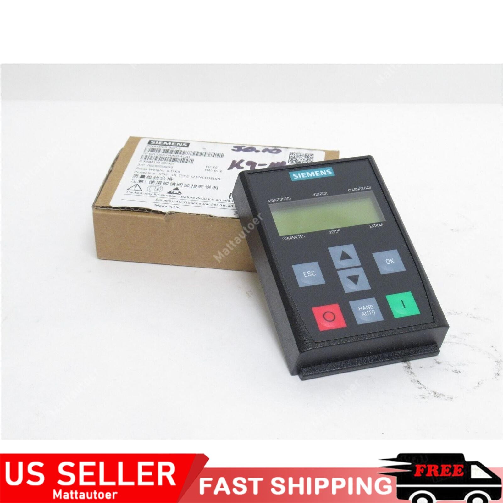 New Siemens SINAMICS G120XA PN 6SL3255-0AA00-4CA1 6SL3 255-0AA00-4CA1