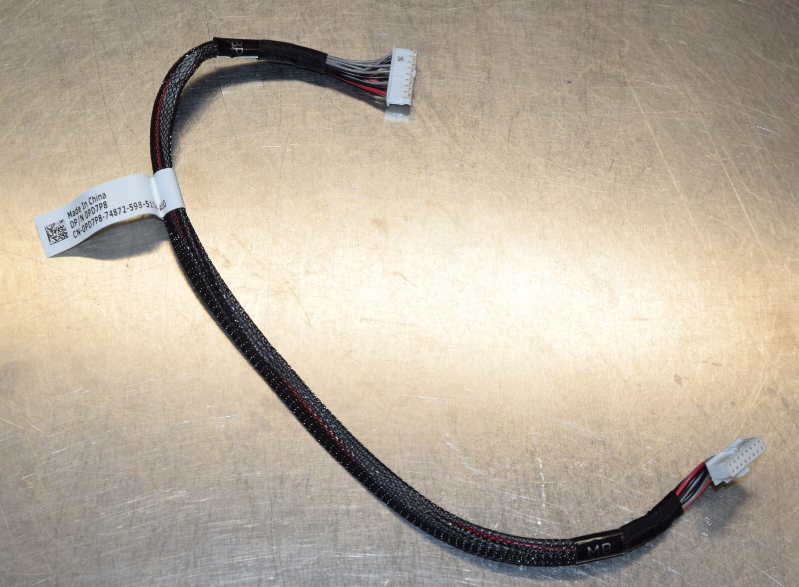 Interface Cable for LFF SAS Backplane PD7P8 for Dell Poweredge R520 Server