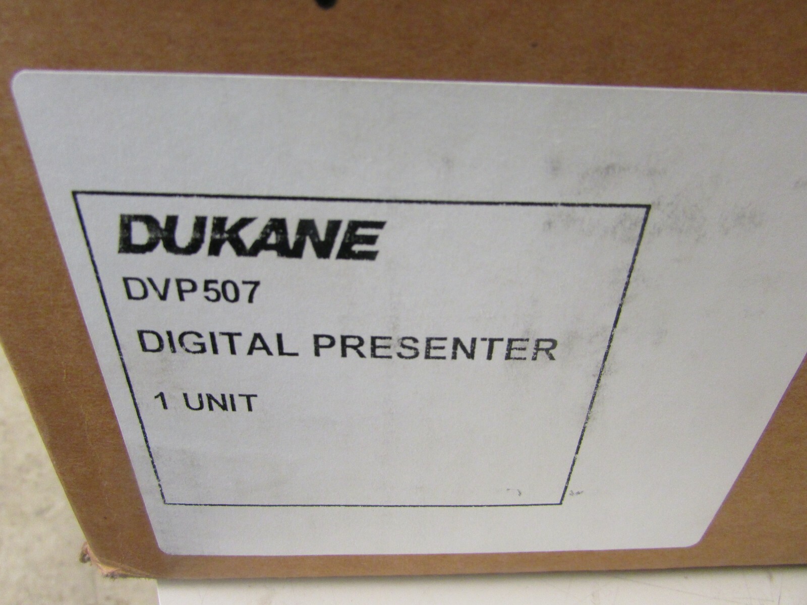 NEW! DUKANE DVP507 DIGITAL VISUAL PRESENTER