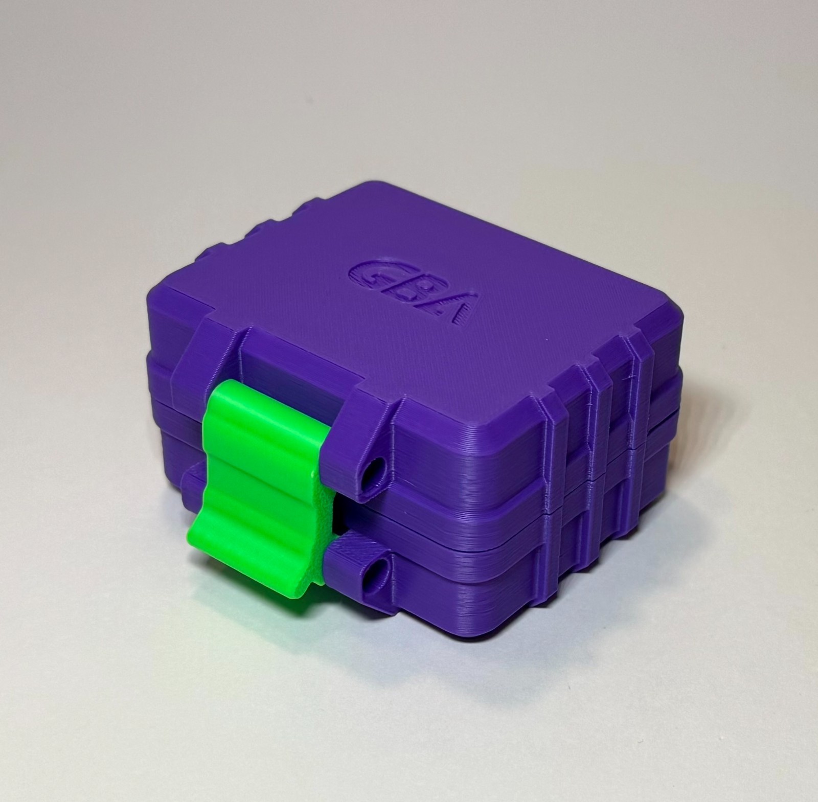 4-Capacity GBA Game Cartridge Case: Protective Storage w/ Customizable Colors