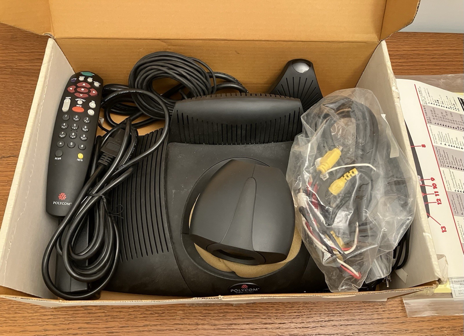 Polycom ViewStation PVS-14XX Video Conferencing System Incomplete AS-IS