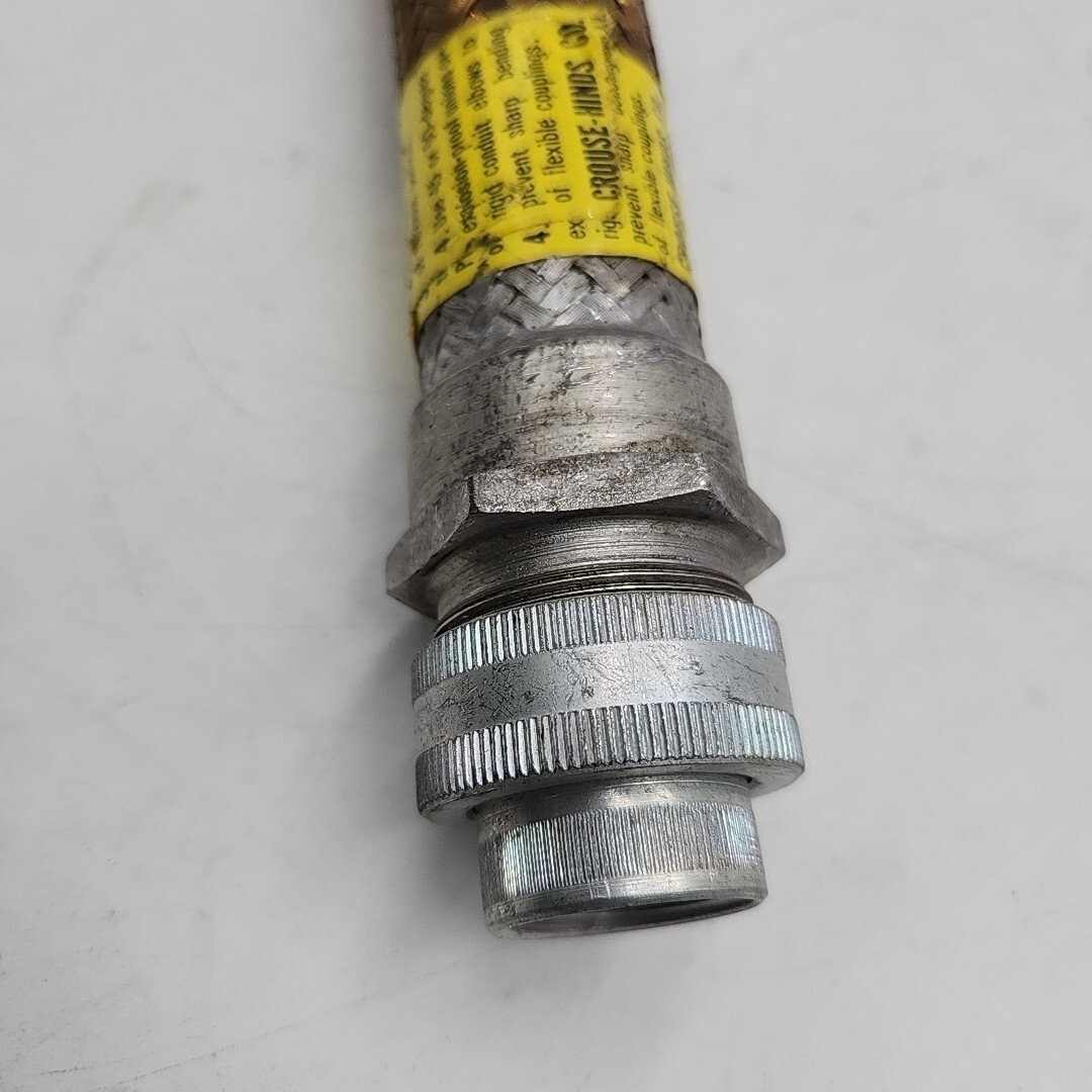 Crouse-Hinds ECLK212 3/4" X 12" Long Explosion Proof Conduit Flexible...