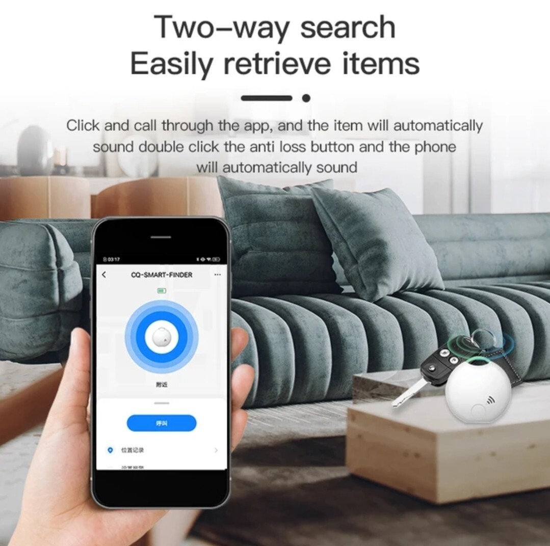 Tuya Smart Tracker Compatible With iOS Bluetooth Mini GPS